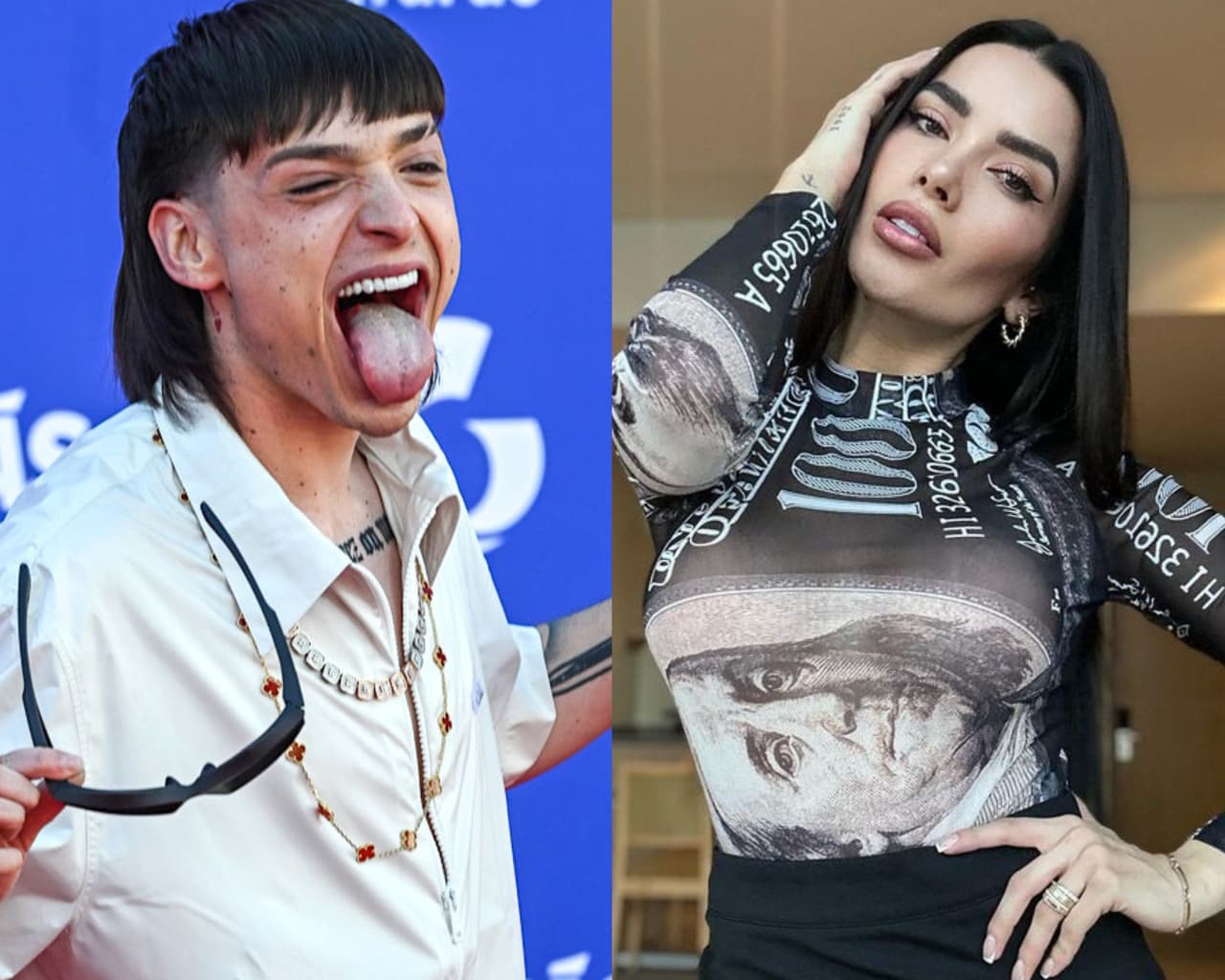 Peso Pluma es captado aparentemente de la mano con Dania Méndez, ¿son novios?