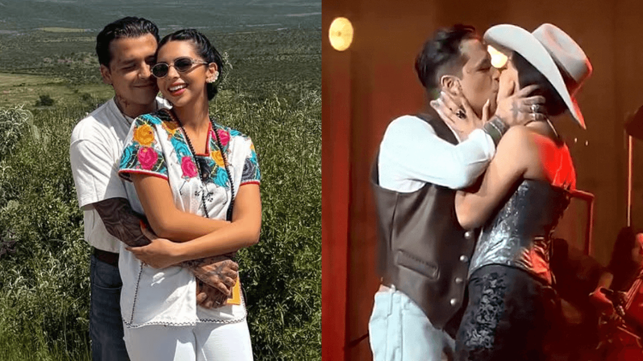 Ángela Aguilar y Nodal aparecen como nunca antes en íntimo video: exhiben así su matrimonio 
