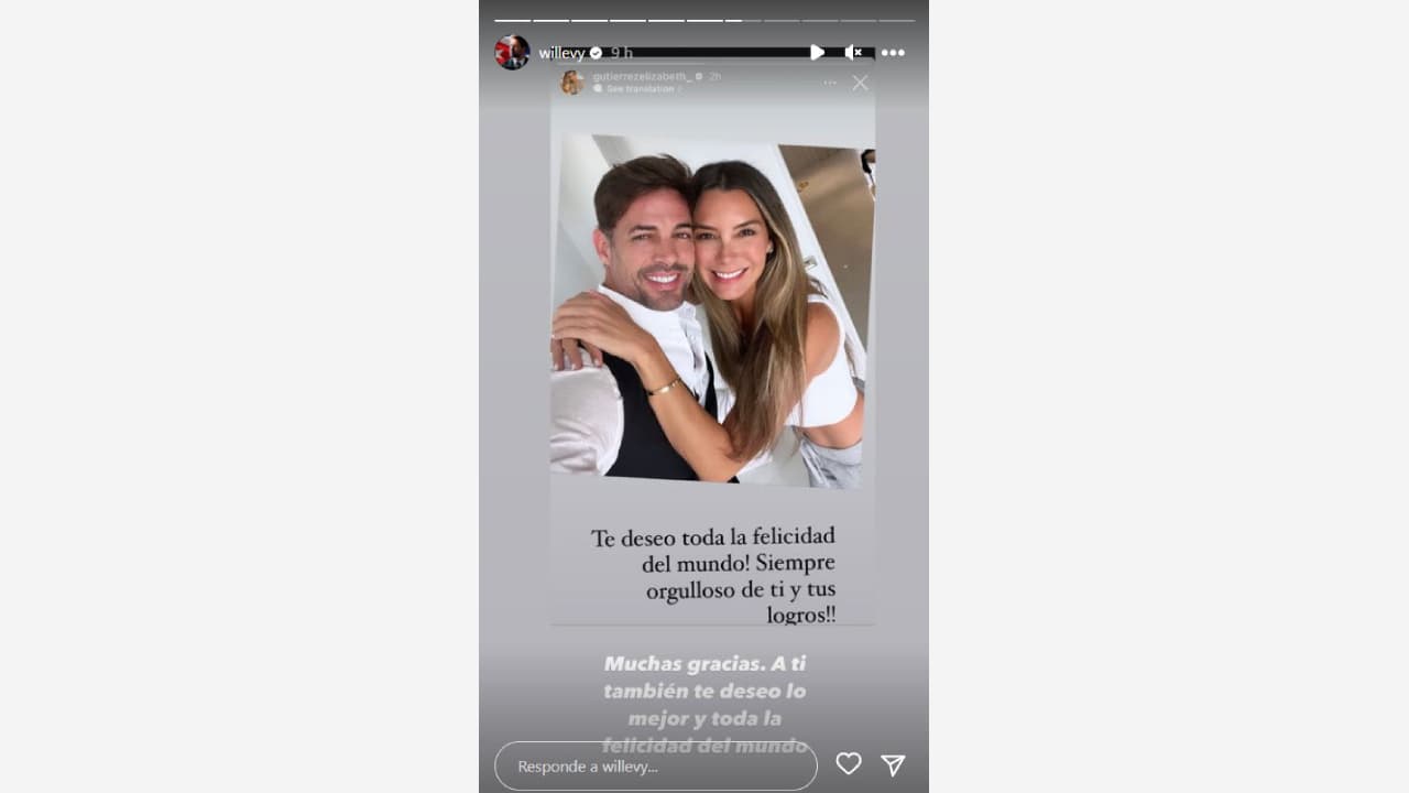 William Levy le responde a Elizabeth Gutiérrez