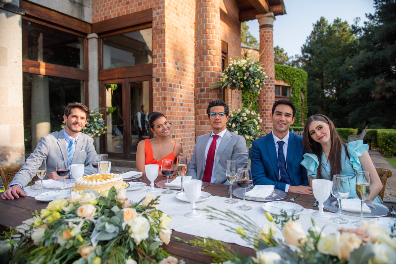 Todos los personajes que formaron parte de esta gran historia estuvieron presentes en la boda.