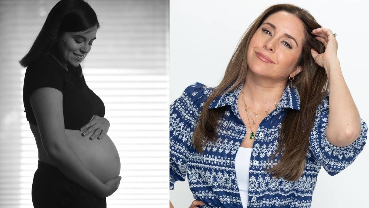 Karyme Lozano posa así junto a su nieta recién nacida y afirma: "El mejor regalo"