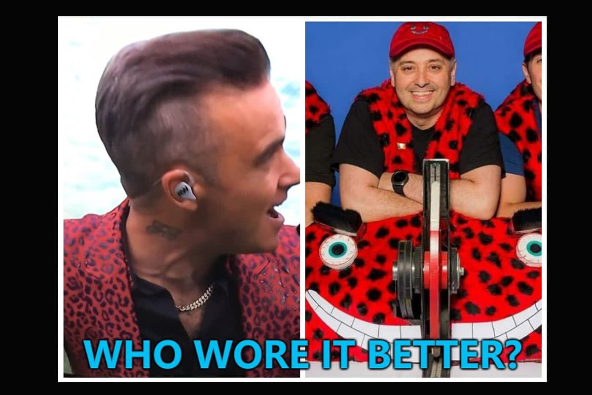 ¡El vestuario de Robbie fue la comidilla de todo el mundo!