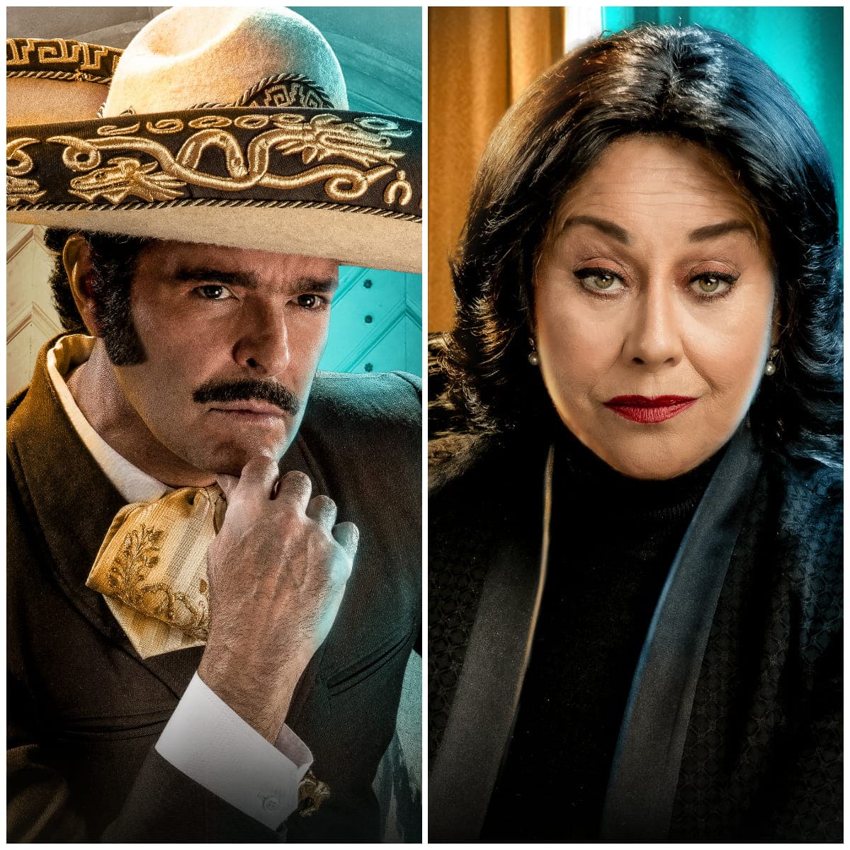 Así se ven Pablo Montero y Angélica Aragón en la serie ‘El último rey’