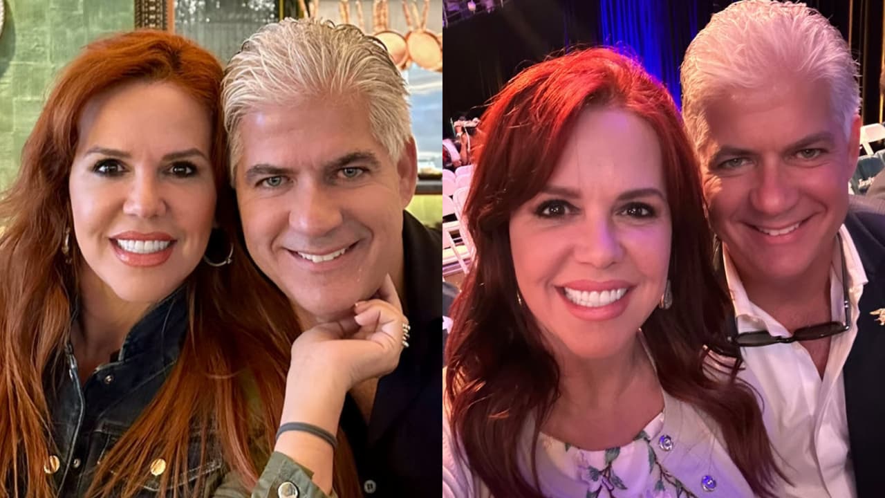 María Celeste Arrarás con su novio, Raúl Quintero.