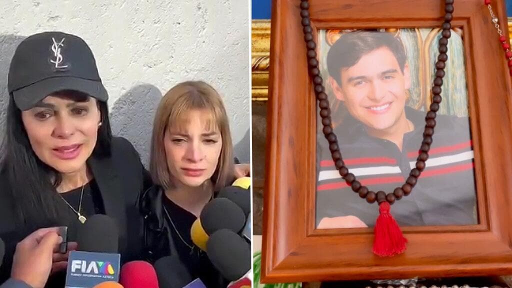 Maribel Guardia y su nuera Imelda Garza devastadas en el novenario de Julián Figueroa
