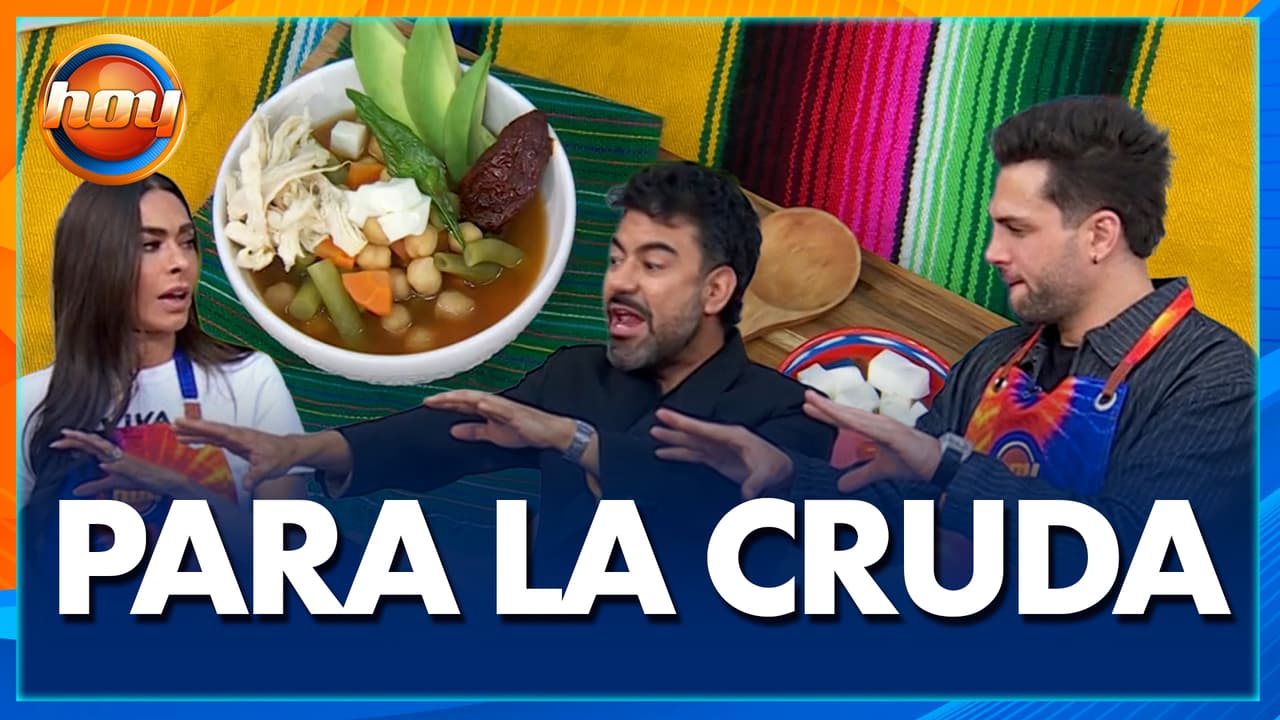 El Chef Mariano Sandoval hace magia con un caldo tlalpeño