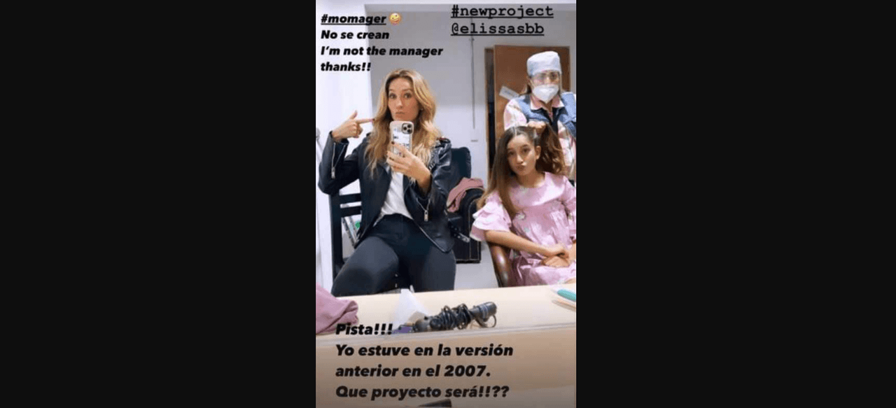 Geraldine Bazán mostró cómo se prepara Elissa para comenzar las grabaciones del melodrama