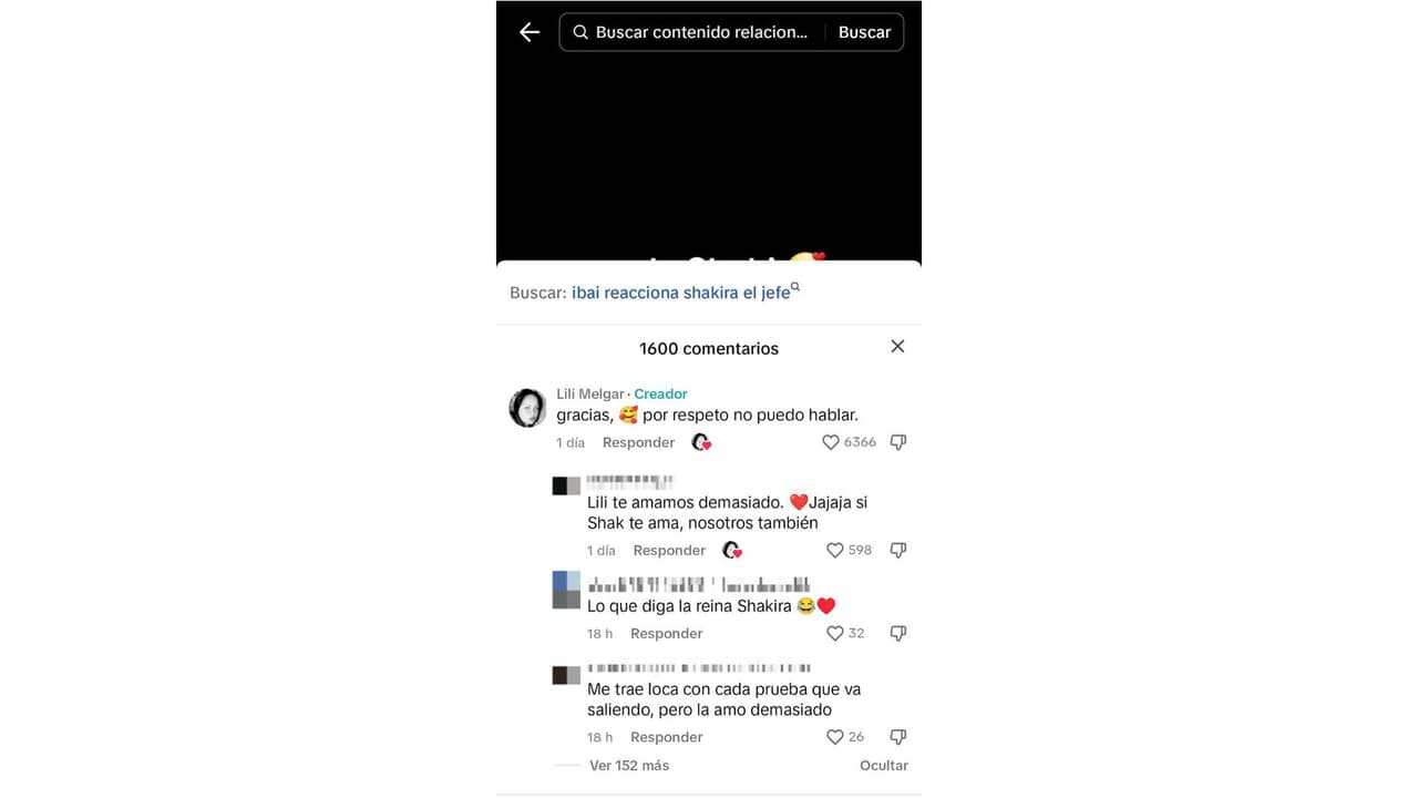 Lili Melgar se habría pronunciado.