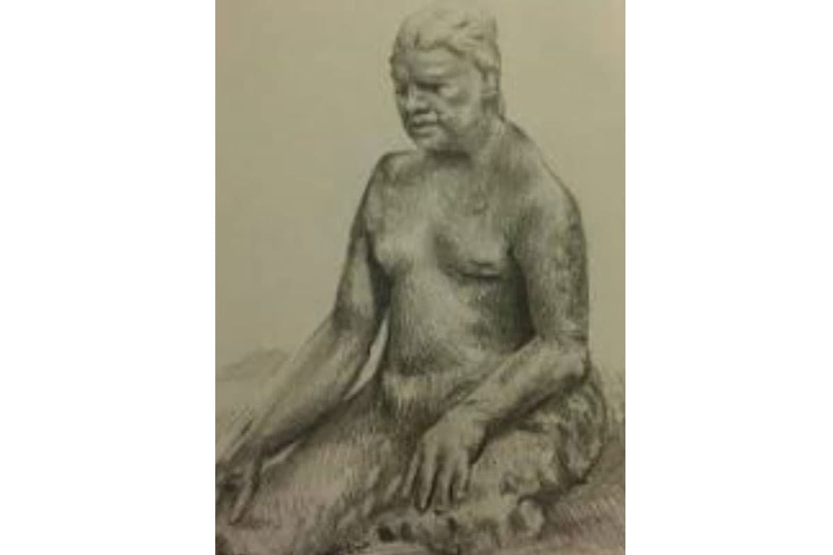 El artista mexicano Arturo Damasco realizó el retrato de Juan Gabriel al desnudo