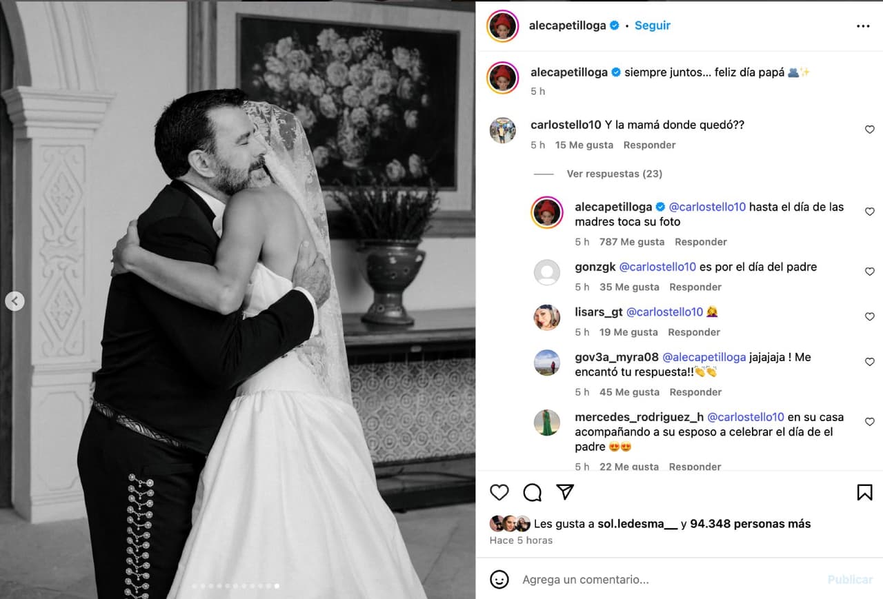 Eduardo Capetillo y su hija Ale Capetillo.