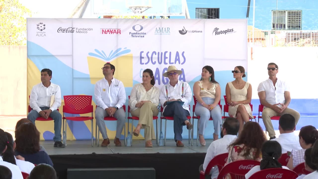 Fundación Televisa y A.Mar promueven el acceso al agua en las escuelas