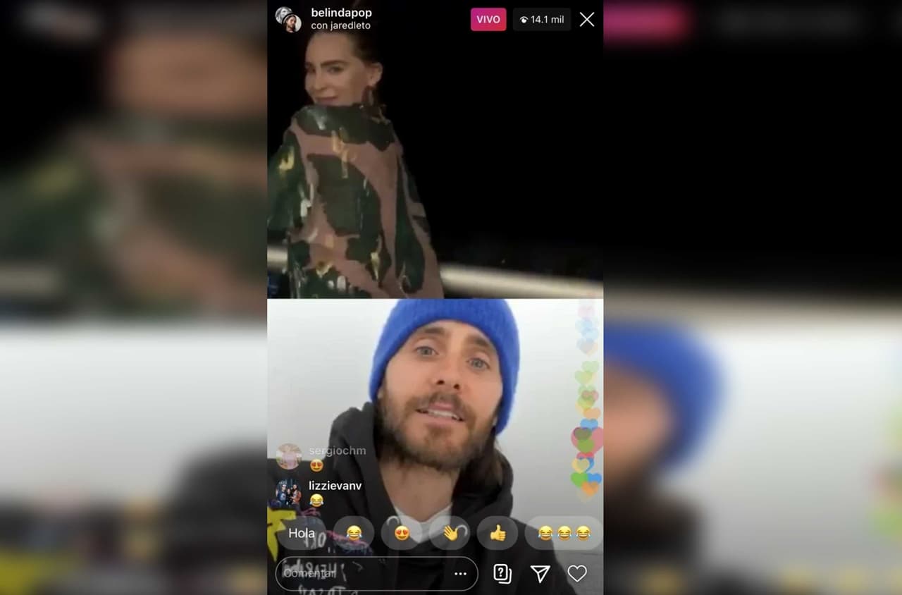 Belinda vuelve a hablar con Jared Leto, cantan Cielito Lindo juntos y hasta le modela un bikini