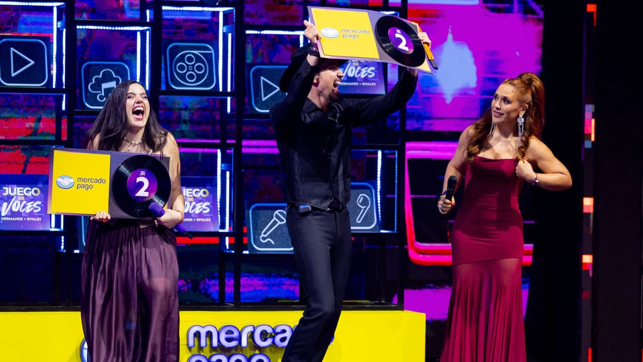 Así reaccionaron Camila y Alex Fernández al empatar en Juego de Voces 2026