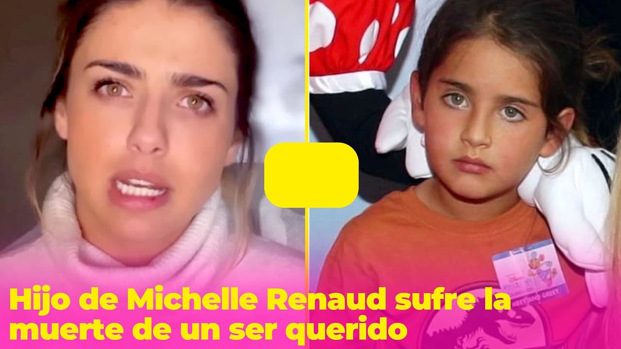 Hijo de Michelle Renaud sufre la muerte de un ser querido: le manda carta al cielo