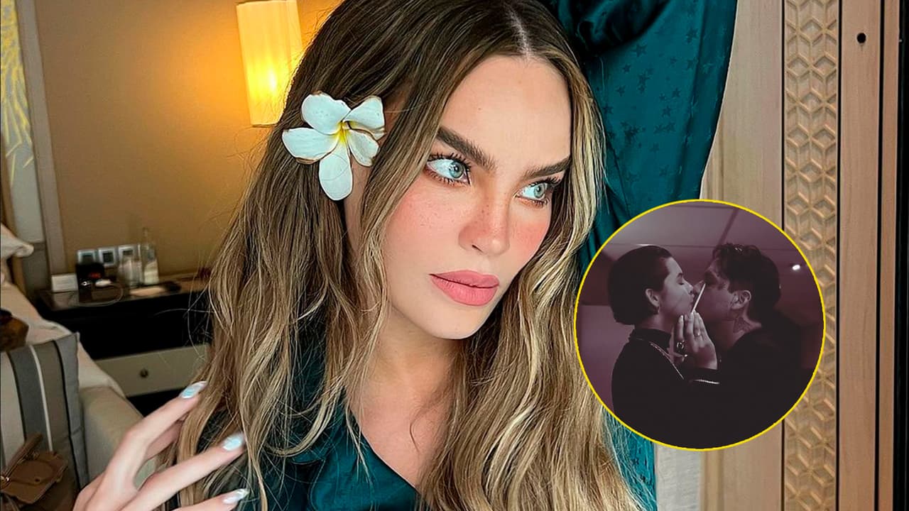 Así reaccionó Belinda cuando le preguntaron por Nodal y Ángela Aguilar, ¿se enojó?
