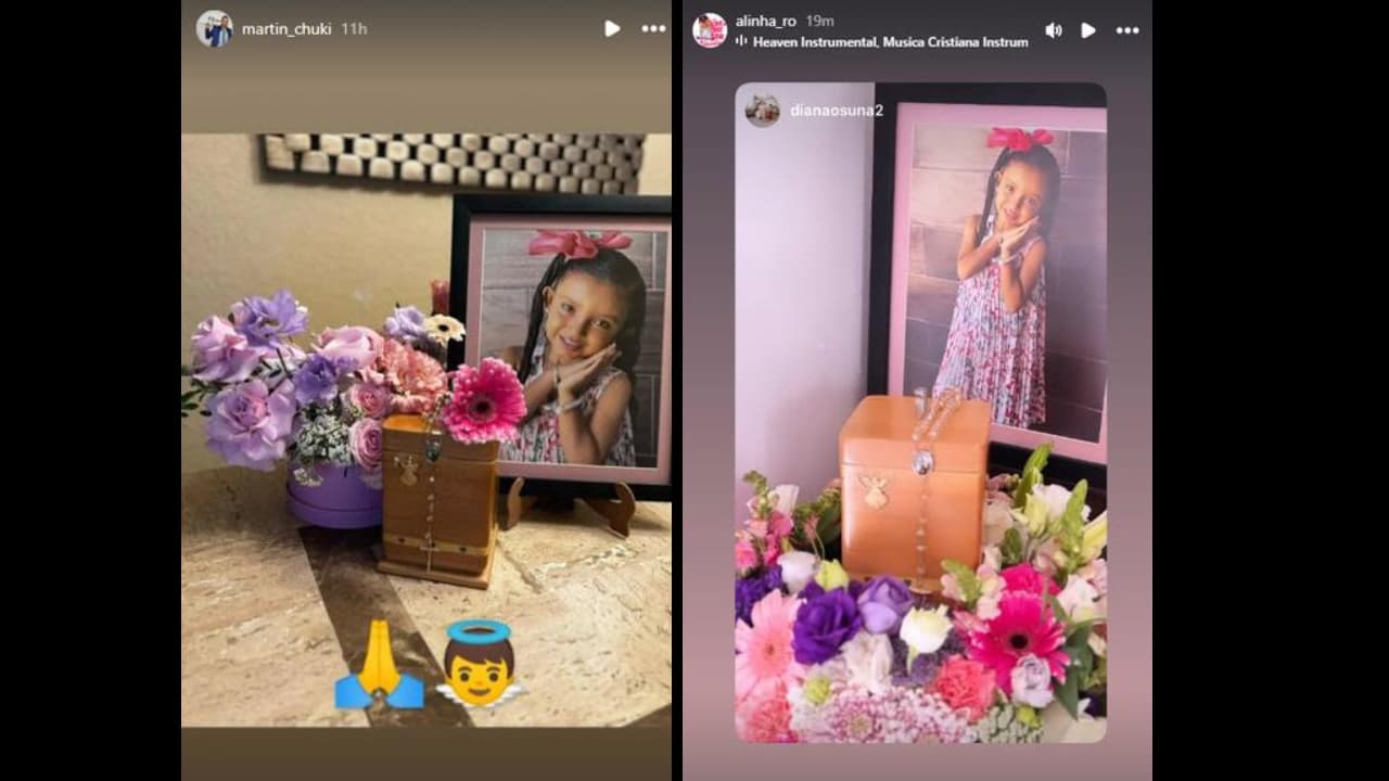 Publican foto de las cenizas de hija de músico de La Adictiva