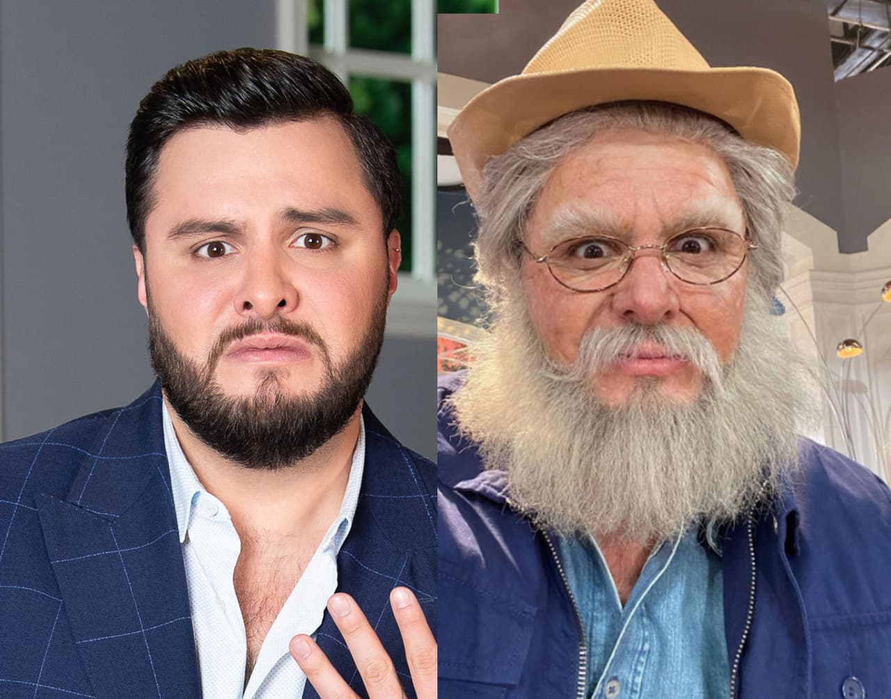 En el capítulo 5 de la segunda temporada de 'Mi querida herencia', Charly y Deyanira fantasean con cómo será su vida tras cumplir 40 años de casados y es por eso que el equipo de caracterización de Televisa hizo mayores a los personajes. 
<br>
<br>Así luciría Paul Stanley, quien interpreta el personaje de Charly.