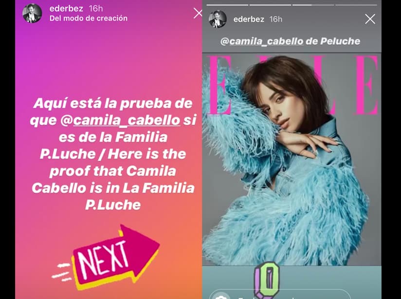 Eugenio Derbez muestra prueba de que Camila Cabello es integrante de ‘La familia P. Luche’