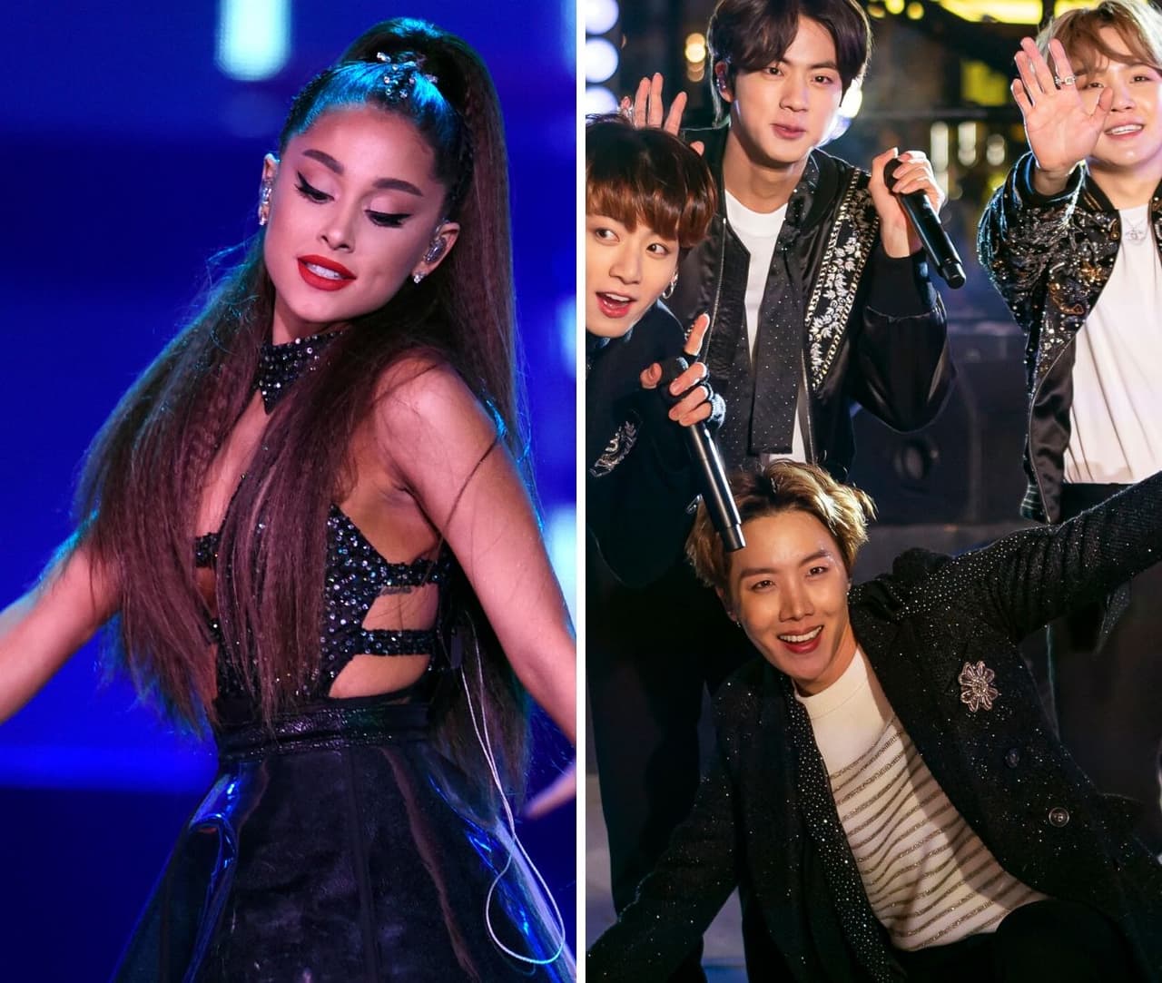 La foto de Ariana Grande con BTS que generó rumores de una colaboración