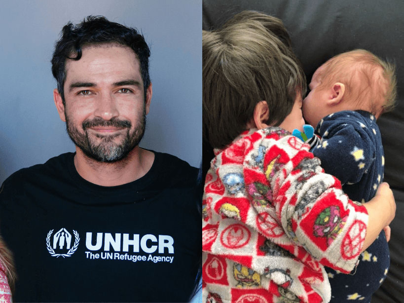 Por primera vez, Poncho Herrera deja ver casi por completo el rostro de su bebé: ‘Es una belleza’