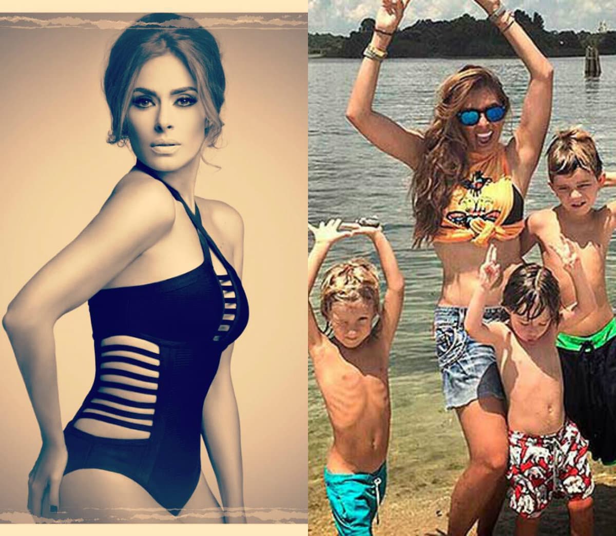 Galilea Montijo es muy amorosa con sus hijastros: Claudio y Alexis