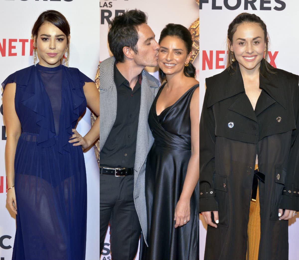 Aislinn Derbez, Zuria Vega, Danna Paola y otros famosos desfilaron en la alfombra roja de ‘La Casa de las Flores’