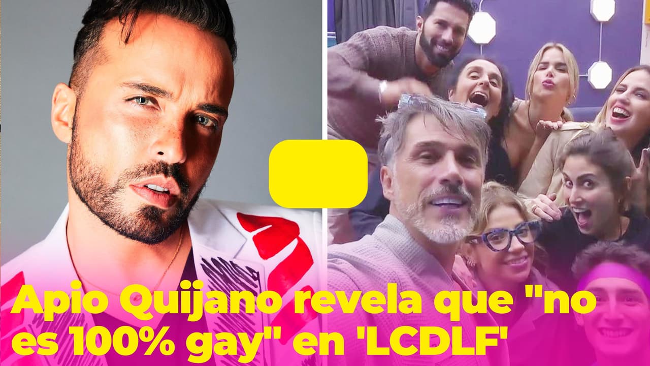 "No soy 100% gay": Apio Quijano habla de su orientación sexual y así reaccionan sus compañeros de 'LCDLF'