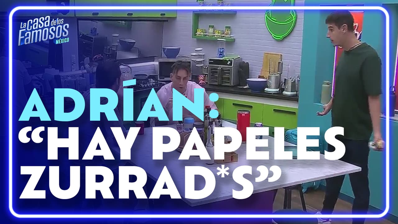Adrián Marcelo ENFURECE por la falta de higiene en la casa: "Hay papeles zurrados en el bote"