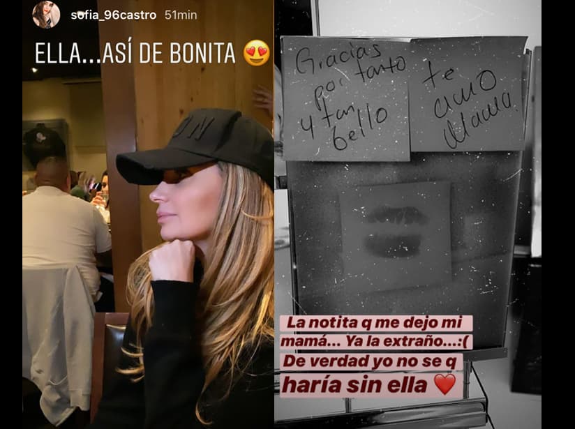 Sofía Castro presume foto de Angélica Rivera