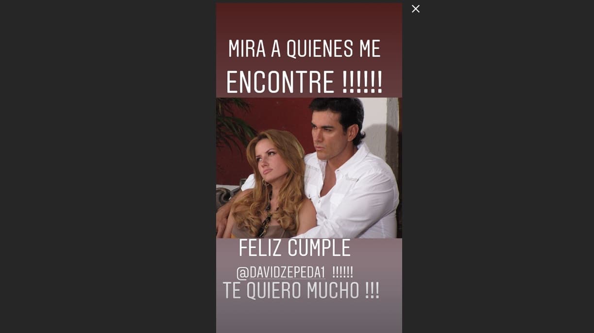 Altair Jarado le dedicó un emotivo mensaje a David Zepeda