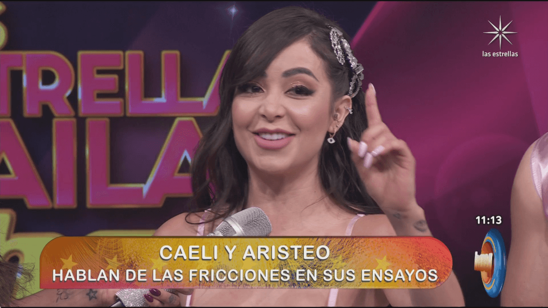 Caeli en Las Estrellas bailan en Hoy