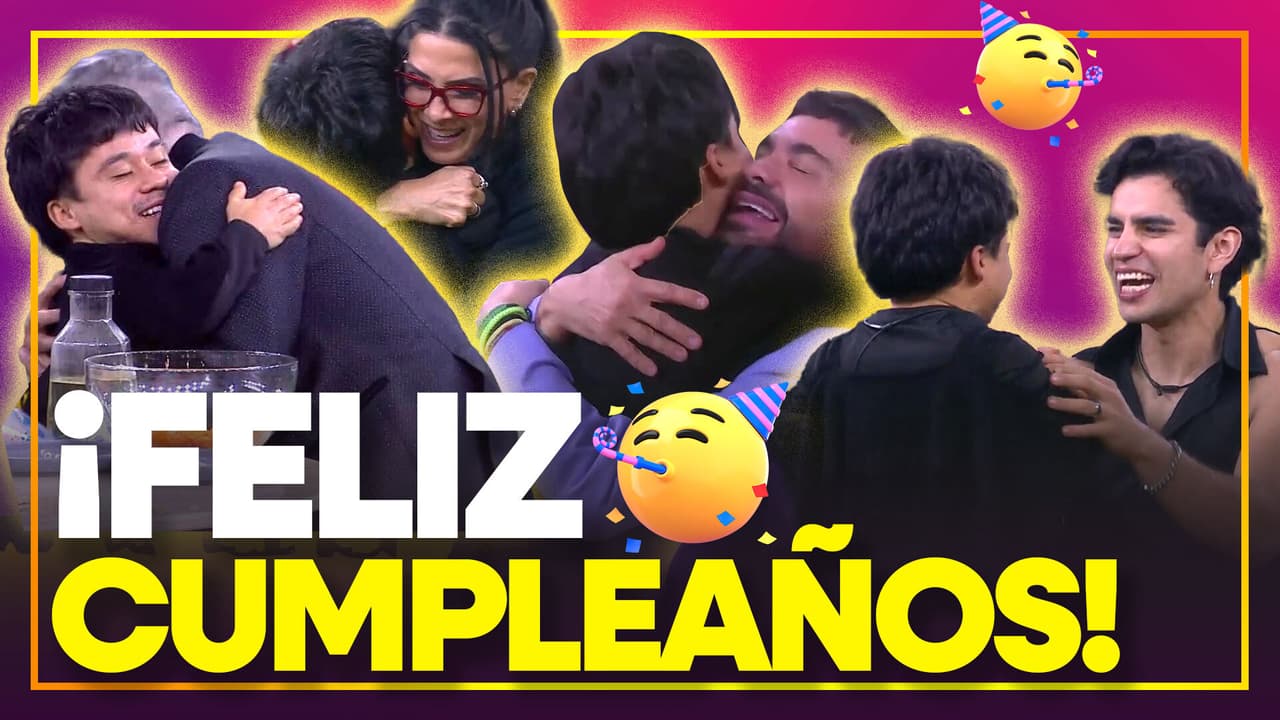 Los habitantes abrazan a Abelito por su cumpleaños