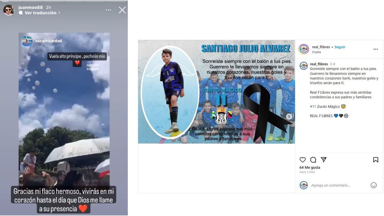 Juan Mao y seres queridos despiden a Santiago.