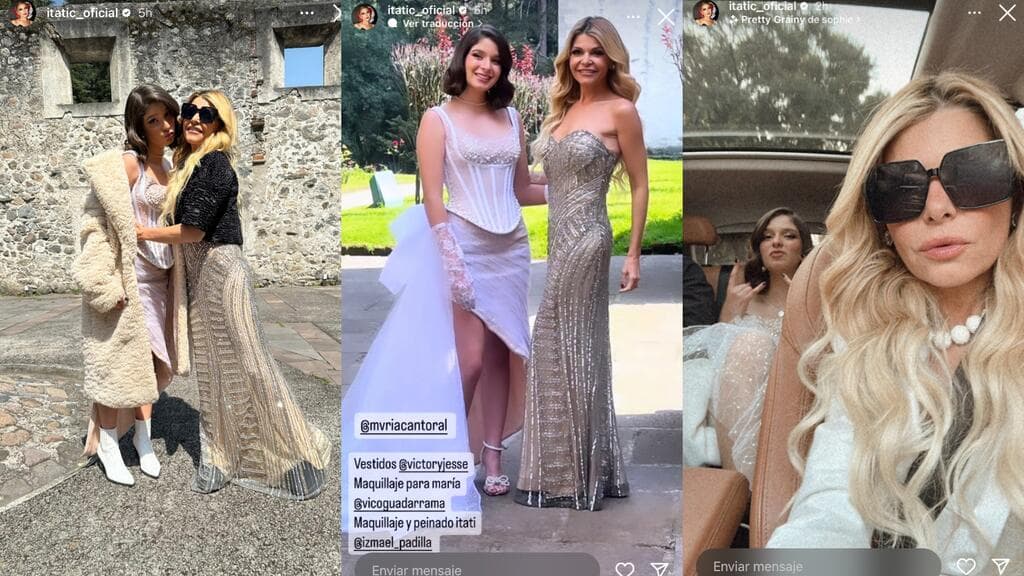 El diseño del vestido de la hija de Itatí Cantoral estuvo inspirado en la década de 1920.