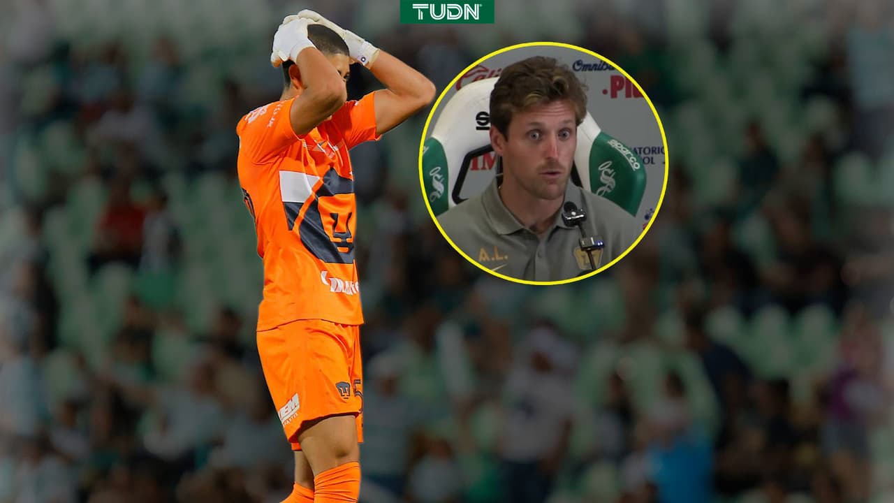 Técnico de Pumas sorprende con comentario sobre errores del portero Rodrigo Parra