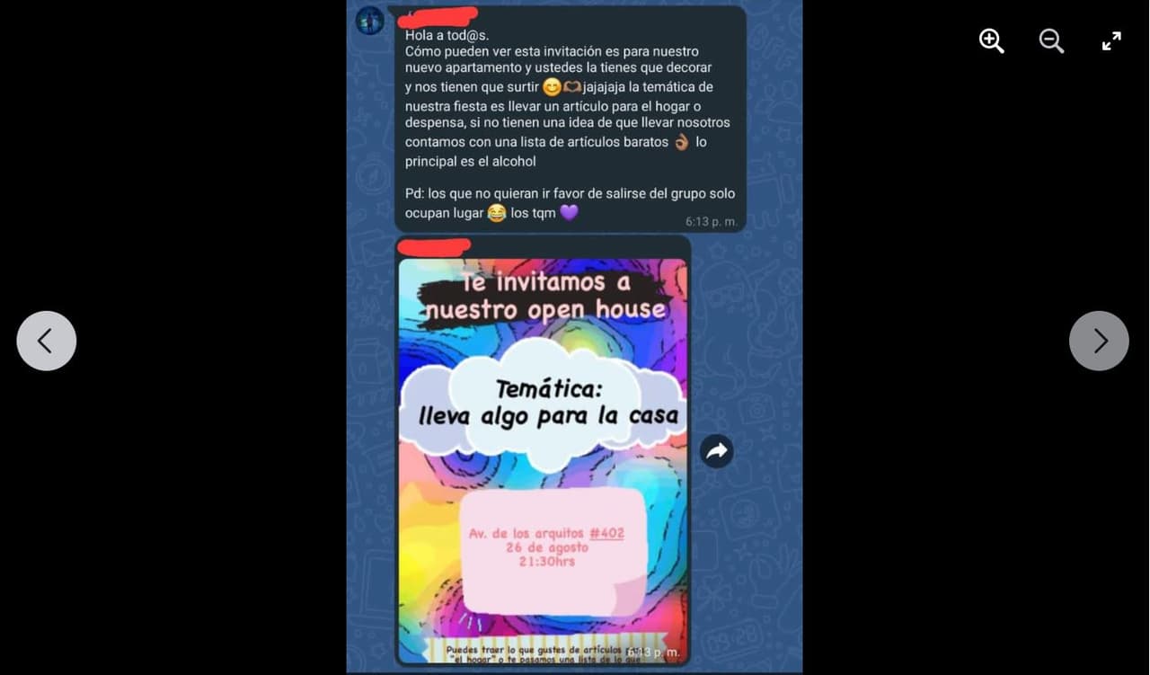 Padrinos de artículos de decoración para la casa y despensa.
<br>