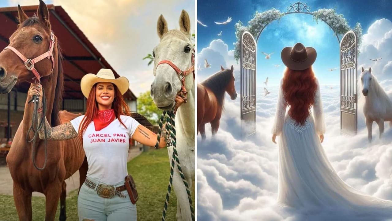 Elena Larrea: crean video animado que la muestra despidiéndose de sus caballos y hace llorar al Internet