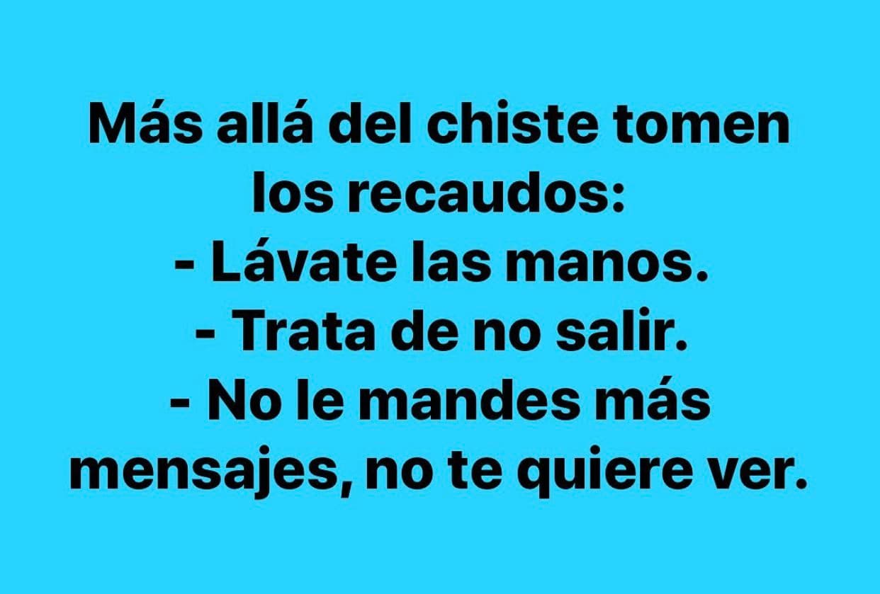 Recuerda no tengas pánico, solo sigue las indicaciones.