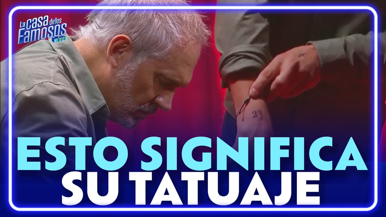 Arath de la Torre explica el significado del tatuaje que se hizo en La Casa de los Famosos México