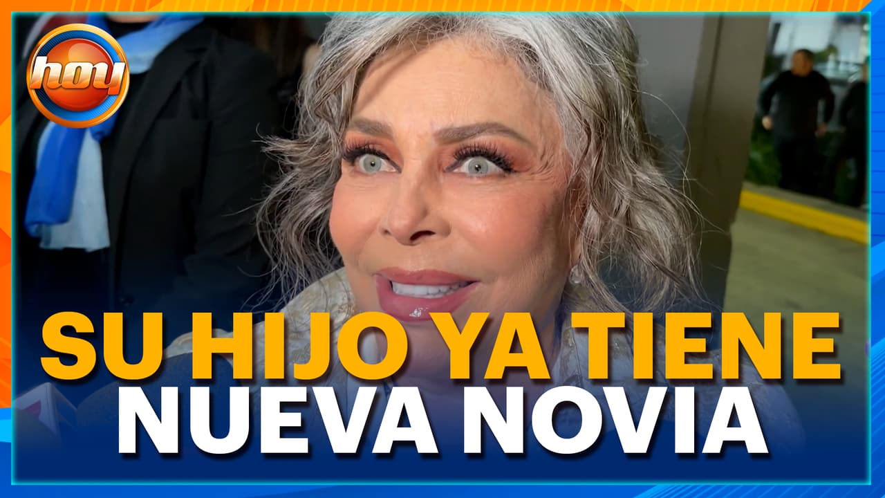 Verónica Castro reacciona al nuevo romance de su hijo Cristian Castro