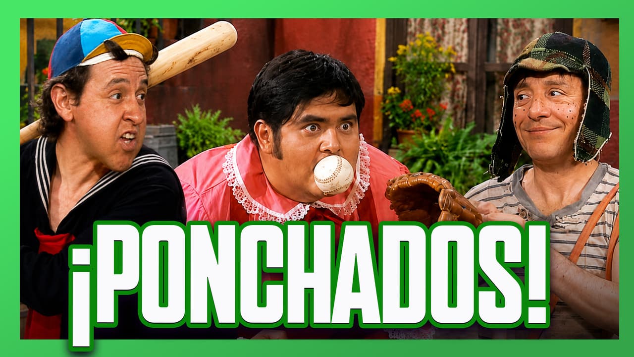 Ñoño, Quico y el Chavo juegan al béisbol