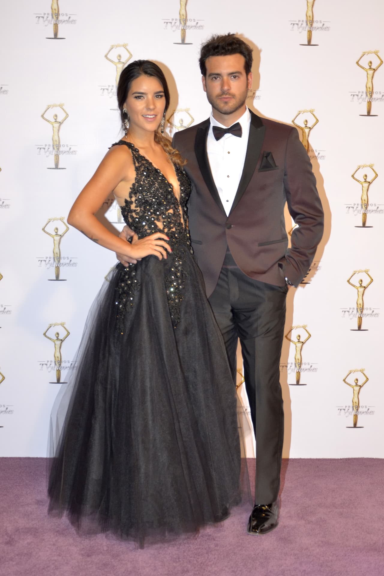Ana Araujo y Pablo Lyle en los Premios TVyNovelas.
