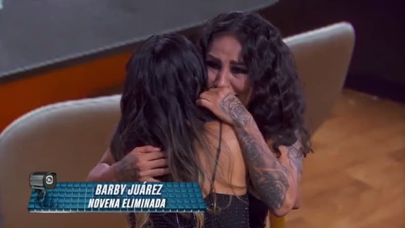 Barby y su hermana se abrazan y rompen en llanto tras su salida de 'La Casa de los Famosos México'