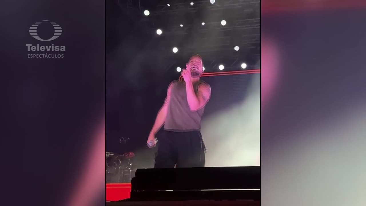 Arrojan gas lacrimógeno en concierto de Ricky Martin