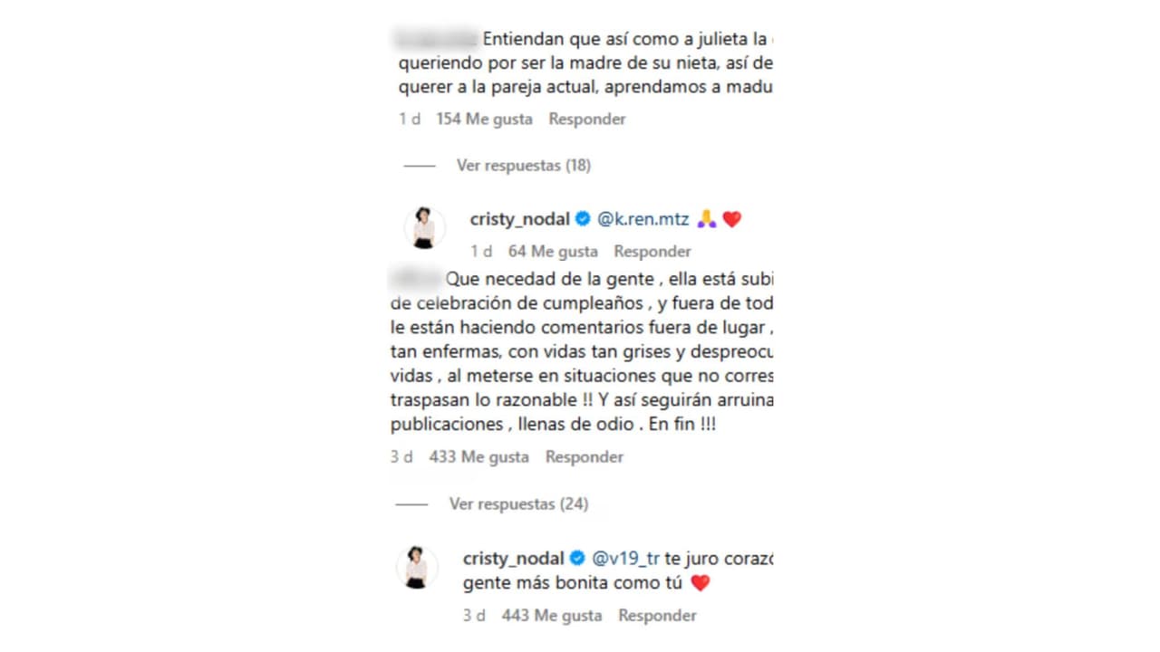 Mamá de Nodal reacciona a comentarios sobre Cazzu y Ángela Aguilar.