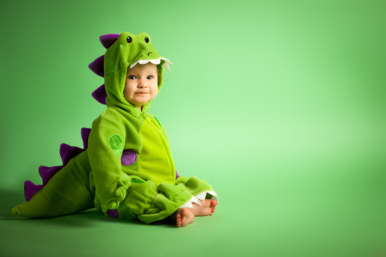 Dinosaurio. Este disfraz es un éxito desde la llegada de ‘Jurassic World' al cine.