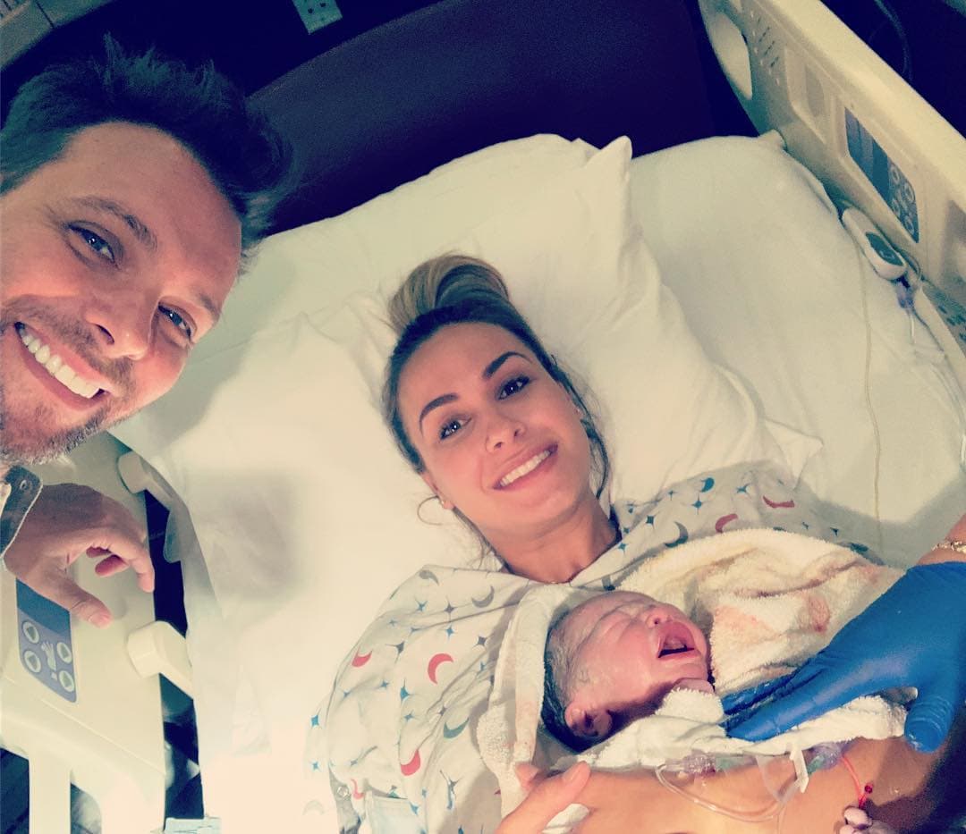 Odalys Ramírez y Patricio Borghetti se convirtieron en padres el pasado 24 de abril con la llegada de su segundo hijo, Rocco.