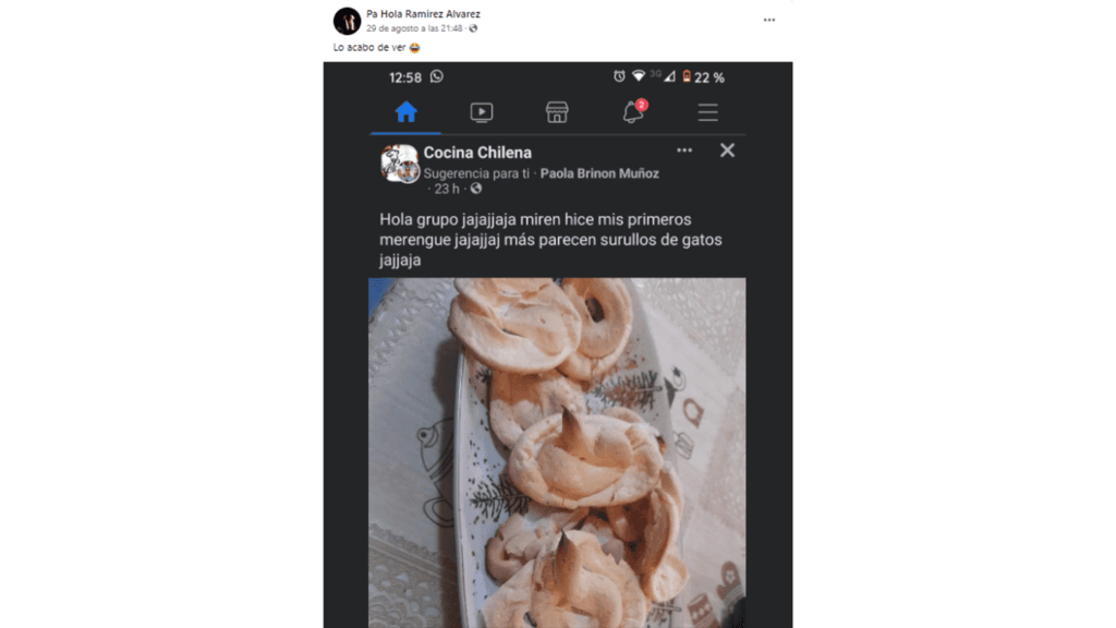 Merengues con forma extraña