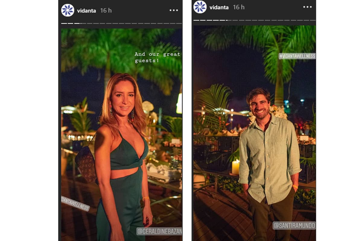 Geraldine Bazán y Santiago Ramundo en Nuevo Vallarta