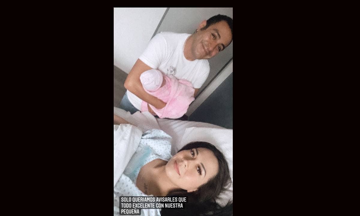 Luis Fernando Peña posó por primera vez junto a su hija Aitana en una tierna imagen